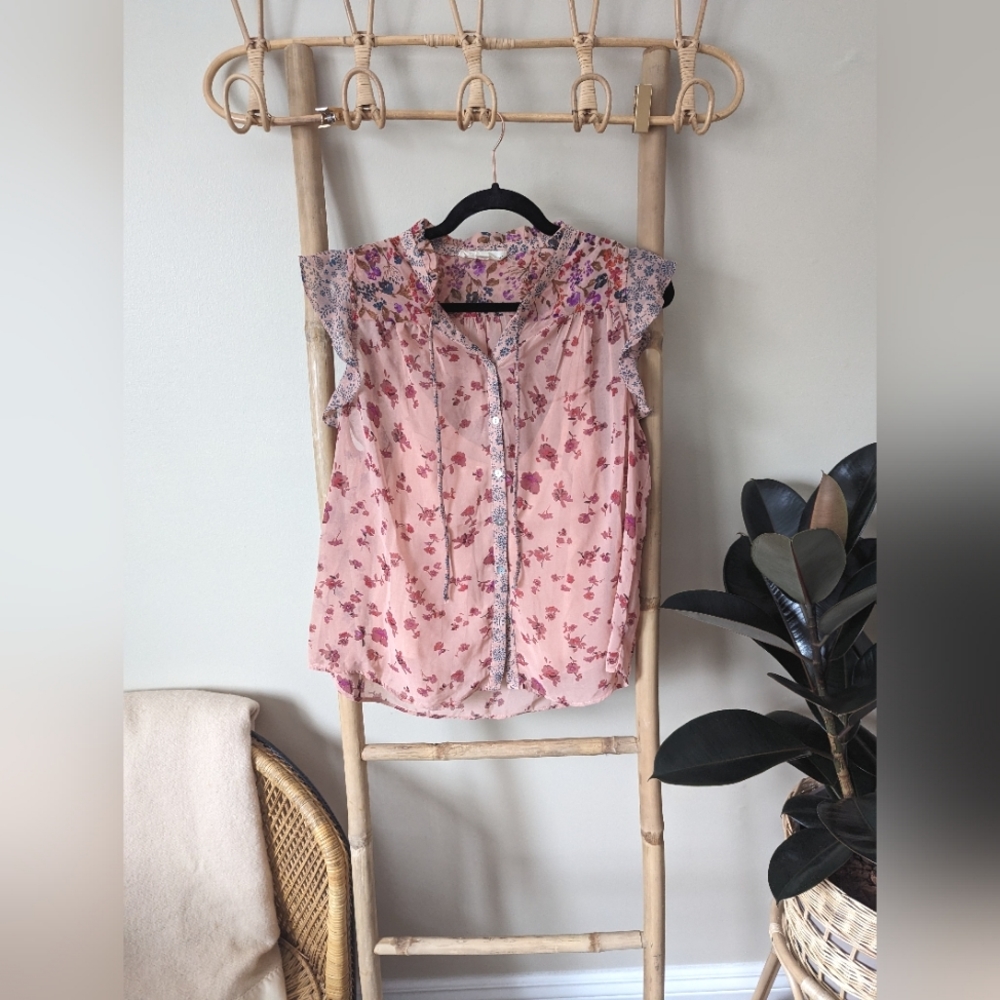Pink floral pattern Lovestitch Blouse